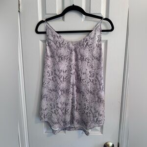 LOFT snake skin camisole